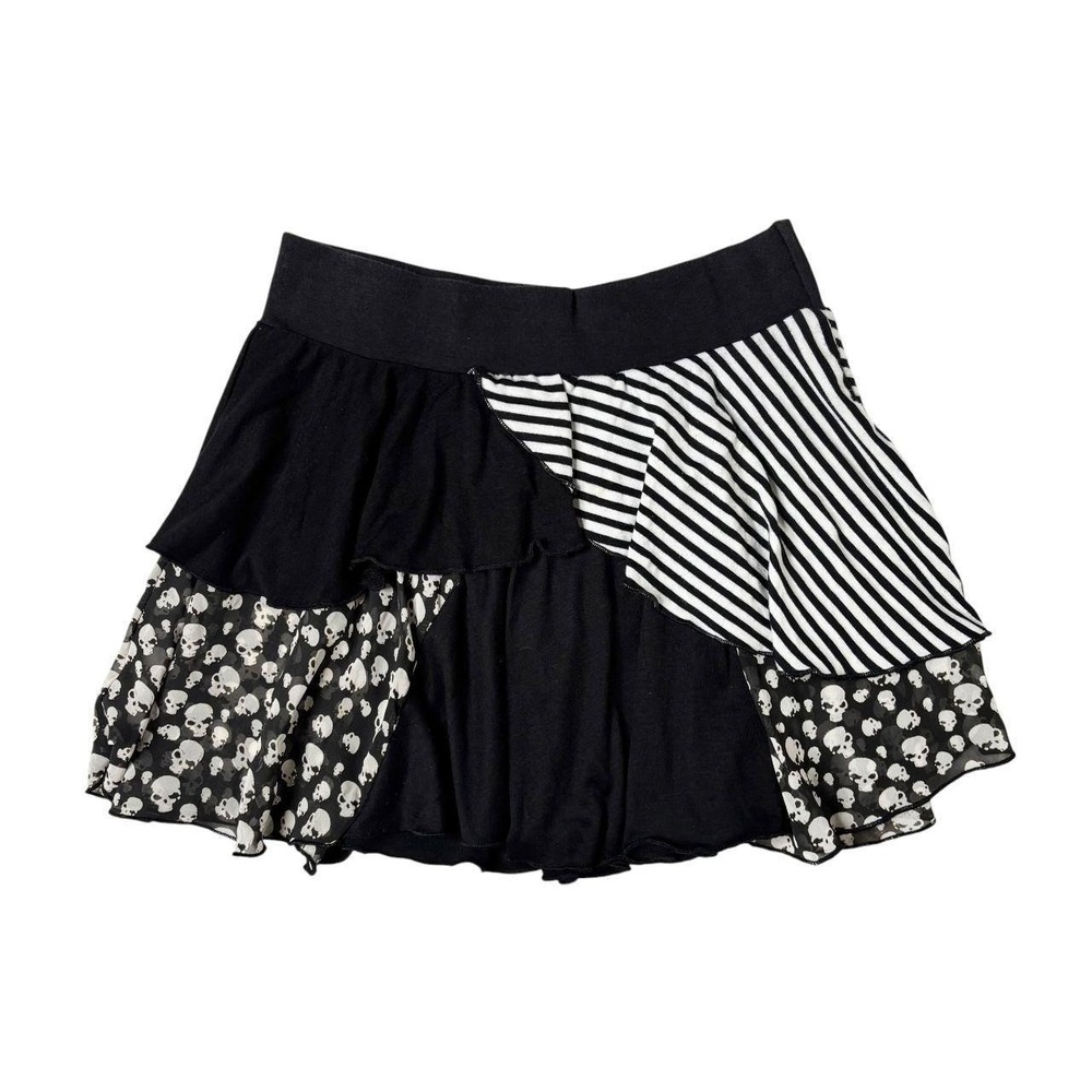 j-fashion gothic ruffle mini skirt